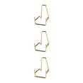 thumbnail image 1 of Baohd Iron Ores Stone Display Stand Desktop Rock Holder Decor Base Home Office Golden S 3Set, 1 of 6