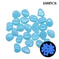 thumbnail image 1 of 100-Pack Solar-Activated Luminous Garden Pebbles for Pathway, Flower Bed, and DIY Outdoor Decor, 1 of 2