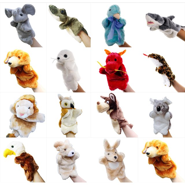 Soft Animal Hand Puppets for Kids - Interactive Storytelling Toys for Role Play, Learning & Social Skills Development