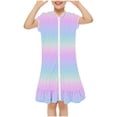 thumbnail image 1 of LSLJS Cache-Maillot pour Filles Cache-Maillot pour Enfants Fermeture Éclair Robe de Maillot de Bain de Plage Vêtements d'Été Vêtements pour Enfants Tendance 2024, 1 of 4