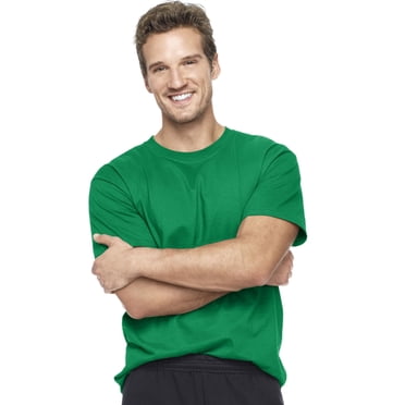 Hanes Beefy-T Men`s Short-Sleeve T-Shirt - Best-Seller, 3XL, Kelly Green