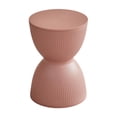 thumbnail image 4 of Lipstore Round Foot Stool Modern Shoe Changing Stool for Nursery Living Room Playroom Pink, 4 of 8