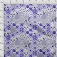 thumbnail image 4 of oneOone Cotton Flex Dark Blue Fabric Asian Japanese Pattern Sewing Craft Projects Fabric Prints By Yard 40 Inch Wide, 4 of 4