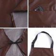 thumbnail image 4 of Premium Unisex Soft PU Leather Apron - Waterproof & Oil-Resistant, Fashionable Design for Kitchen Cooking, Chef Work, and Culinary Tasks – Durable, Comfortable Waist Protection with Storage Function, 4 of 6