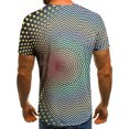thumbnail image 5 of Birdeem T-Shirt Homme Impression Abstraite 3D Manches Courtes Col Rond Mode Décontracté Quotidien Vacances T-Shirt Haut Blouses, 5 of 5