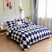 LEEYNEER Brushed Cover Twin  Brushed Microfiber Bedding for All Seasons Skin-friendly Duvet Cover