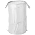 thumbnail image 4 of Mainstays 74l Panier à linge en polyester spiralé pop-up, blanc.pour adultes, 4 of 8