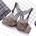 thumbnail image 1 of Qertyioot Bras for Women Printing Gathered Together Large Size Daily Underwear, 1 of 4
