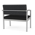 thumbnail image 5 of Chaise Bariatrique d'Attente de Réception en Acier Lenox / Acier Argenté / Gris Foncé / Noir, 5 of 5