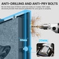 thumbnail image 4 of Riflewell 5-8 Gun Safe with Combination Lock, Steel Rifle & Shotgun Cabinet, Fireproof Anti-Theft Storage with Silent Alarm, Removable Shelf, 1 Count, 4 of 7
