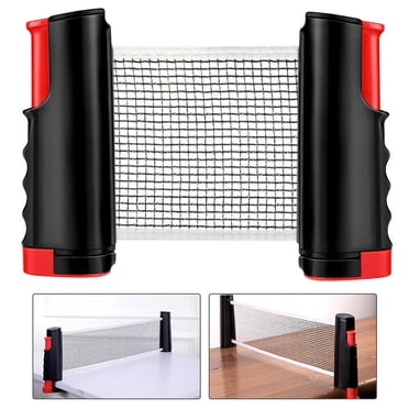 Ping Pong Paddles Included, Retractable Net For Anywhere Table Tennis, Convert Ordinary Tables Into Ping Pong Arenas, Weather-Proof Strong Nylon Net, Portable And Compact