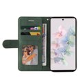 thumbnail image 5 of Compatible Google Pixel 7 5G Case, Leather Wallet Case Stand View Magnetic Clasp Book Flip Folio Phone Cover - Green, 5 of 5