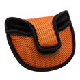 thumbnail image 3 of Portable Golf Putter Mallet Cover Headcover Protect Clubs for Men Women Gift Orange, 3 of 8
