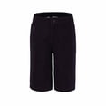 thumbnail image 1 of Bienzoe Bermudas à devant Plat pour Garçon, Uniformes Scolaires, Noir, 7, 1 of 2