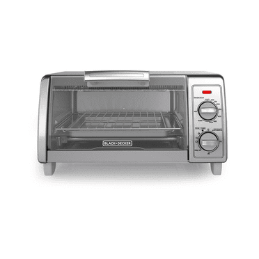 Black & Decker Toaster Oven with Natural Convection, Stainless Steel, 4-Slice