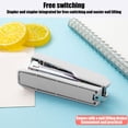 thumbnail image 4 of JWshufel Compact Stapler for Office School Use Easy Press Labor Saving Design Suitable for 10 Nail Types Binds Papers Snacks and Receipts Convenient Portable, 4 of 6