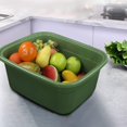 thumbnail image 3 of Gloreen 18 Quart Wash Basins, Large Plastic Rectangular Dish Pan Tub, 3 Packs, 3 of 7