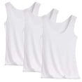 thumbnail image 1 of Posijego Lot de 3 Débardeurs pour Femmes Col Rond Camisoles de Base Couches Débardeurs Sans Manches, 1 of 6
