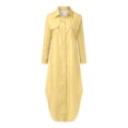 thumbnail image 4 of Ketyyh-chn99 Robes d'Invitée de Mariage pour Femmes 2024 Robe Soleil Robes pour Femmes Robe Maxi d'Été pour Femme Côtelée Sans Bretelles Longue Décontractée Élégante Robes de Soirée Jaune,m, 4 of 5