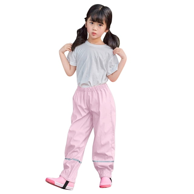 Girls Rain Wear for Girls - All-Weather Breathable Rain Raincoat Set with Windproof Tech Durable Material Comfortable Fit Ideal for Outdoor Play and School
