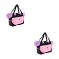 thumbnail image 4 of Transemion Large Capacity Yoga Sport Bag Made With Oxford Cloth For Sturdy And Durable Fashionable Appearance light pink 2Set, 4 of 6