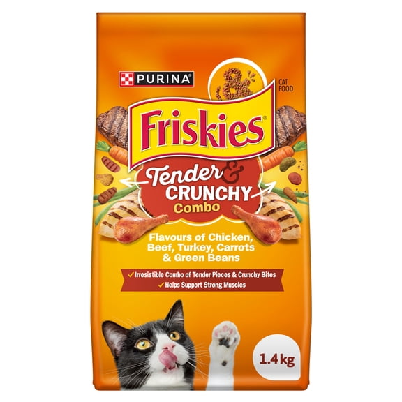 Friskies Duo Tendre et Croquant, Nourriture Sèche pour Chats