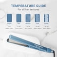 thumbnail image 4 of BabylissPRO Nano‑titanium Ultra Slim Flat Iron, Sol‑gel Ceramic Titanium, 1 inch Plates, Blue, 1 Pk, 4 of 8