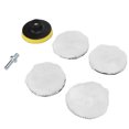 thumbnail image 3 of Wool Polishing Pad Kit, Easy To Assemble Buffing Pad Imitation Wool 6pcs  For Car Polisher, 3 of 8