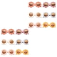 thumbnail image 4 of relayinert 3Pcs Kids Sun Eyewear PC Shell Elements Baby Spectacles Lovely Round Child Sunglasses Summer Beach Holiday Matching 2Set, 4 of 6