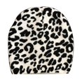 thumbnail image 2 of Bonnet d'Hiver Doux Mode Chaud Zèbre Vache Léopard Imprimé pour Femmes, 2 of 7