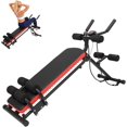 thumbnail image 1 of YUSAZENS Iron Dual Function Abdominal and Sit Up Bench Core Muscle Training Home Gym Fitness Workout Equipment Red, 1 of 6