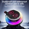 thumbnail image 1 of Big Sale! Portable RGB Color Changing Bluetooth Mini Speaker, Waterproof IPX5 Bluetooth Speaker, RGB Lighting with Connectivity for Outdoor & Indoor Use, Waterproof Bluetooth Music Speaker, 1 of 9