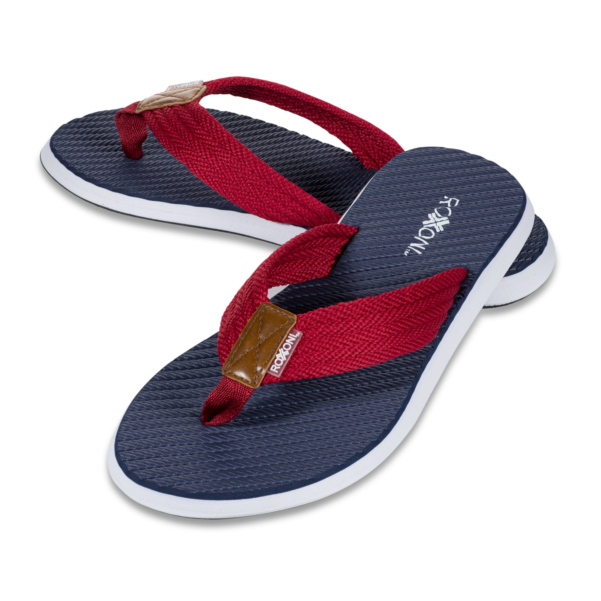 Roxoni Mens Flip Flop Sandals Navy