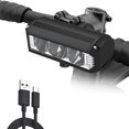 thumbnail image 1 of GRM 1200LM Bike Light USB Rechargeable Bicycle Light Ultra Bright LED Spotlight 4, 1 of 12
