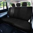thumbnail image 2 of FH Group Light & Breezy Flat Cloth Car Seat Cover Set For Car Truck SUV Van Blue - Rear, 2 of 5