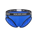 thumbnail image 1 of HKEJIAOI Mens Boxer Briefs Men's Solid Color Low Waist Briefs Underpants, 1 of 3