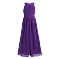 thumbnail image 2 of AAMILIFE Girls Dress Embroidered Flower Formal Party Ball Gown Prom Princess Bridesmaid Wedding Dress, 2 of 4