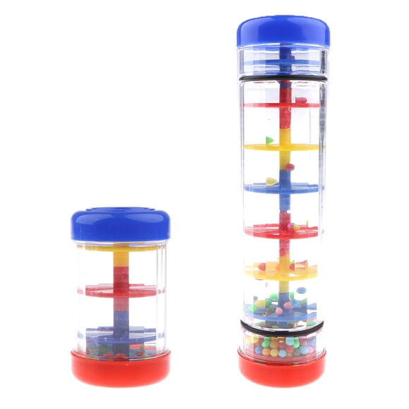 2 Pcs Rainmaker Jeux Accessoire pour Enfants Instrument de Musique Jouet pour Bébé