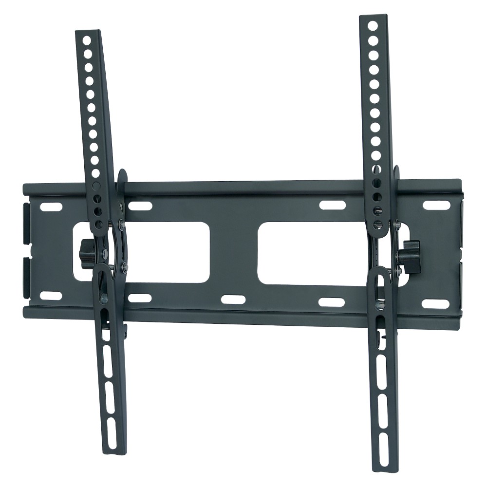 Techly 23" to 55" Tilting LCD/LED TV Wall Mount - Tilt +/-15° - VESA up to 400x400 mm - Holds up to 60 kg, Black