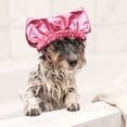 thumbnail image 2 of Pet Hats for Adjustable Shower Cap Strap with Fixed Ear Openings - Convenient Bath Accessory for Dogs Cats and, 2 of 4