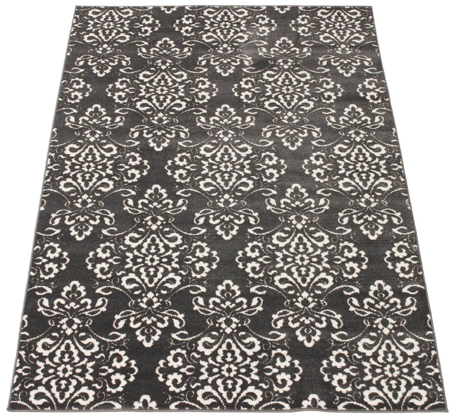 Tapis ECARPET Moderne pour Salle à Manger, Salon, Chambre Patty Gris