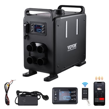 VEVOR Chauffage à Air Diesel Chauffage Diesel 12V/24V 8KW Contrôle par Application Bluetooth Véhicules