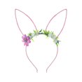 thumbnail image 2 of Rabbits Ear Headband Decoration Amusement Headband Rabbits Ear Easter Decoration Rabbits Ear Simulation Flower Hair Hoop Headband Decoration, 2 of 6
