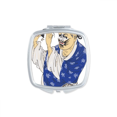 thumbnail image 1 of Chinois Traditionnel Pékin Opéra Modèle Miroir Portable Poche Compact Maquillage Double Face en Verre, 1 of 3
