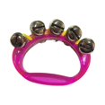 thumbnail image 3 of Milaget Hand Bell Musical Tambourine Mini Percussion Tambourines for Kindergarten Pink, 3 of 9