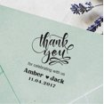 thumbnail image 1 of Personalized Self Inking Wedding Invites Stamp Custom Family Address Rubber Stamp Proposal Idea Gift, 1 of 1