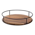 thumbnail image 1 of suyin Wooden Rotating Tray Spice Rack Pantry Cabinet Turntable With Base Storage Bin Kitchen Organizer For Seasoning Cosmetic Storage, 1 of 8