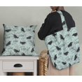 thumbnail image 5 of Soimoi Polyester Crepe Fabric Sleigh & with Love Text Print Fabric by The Yard 52 Inch Wide, 5 of 5