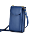 thumbnail image 1 of Budget Sac de Téléphone Cellulaire Bandoulière pour Femmes/ Filles, Sac pour Téléphone Cellulaire, Cuir PU de Haute Qualité, Pochette à Fermeture Éclair pour Téléphone Intelligent, Petit Sac à Bandoulière, Étui Portefeuille, Résistant à l'Eau, 1 of 4