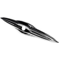 thumbnail image 2 of Krator Chrome Rear Trunk Latch/Key Hole Lock Accent Trim Compatible with Harley Davidson Tri Glide Ultra Classic - FLHTCUTG 2009-2019, 2 of 3